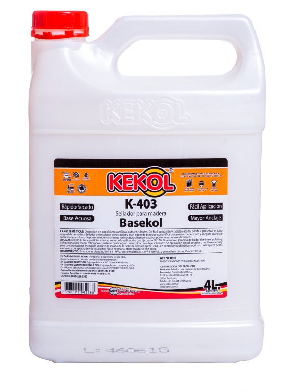 Sellador base acuosa para madera Kekol K-403